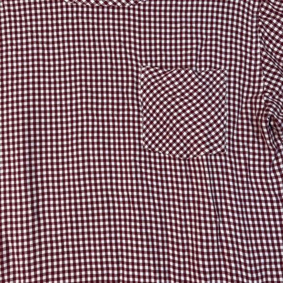 Madewell Filmscore Gingham Dress Women's M Red White Checkered Pockets Mini‎ - Picture 2 of 10